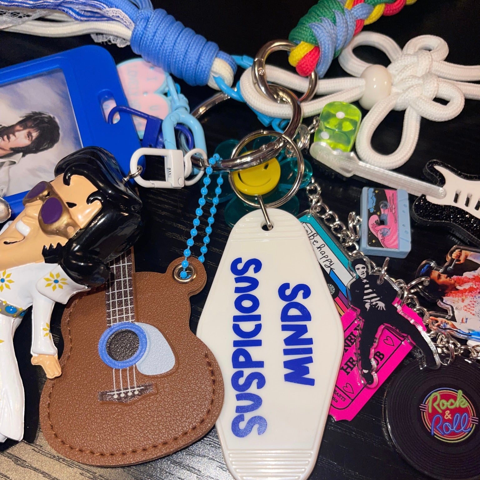 Suspicious Minds Elvis Presley Handmade Bag Charm