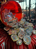 Dumbo Inspired Acrylic Beads – Blue Elephant Character Beads for DIY Jewelry, Keychains & Crafts