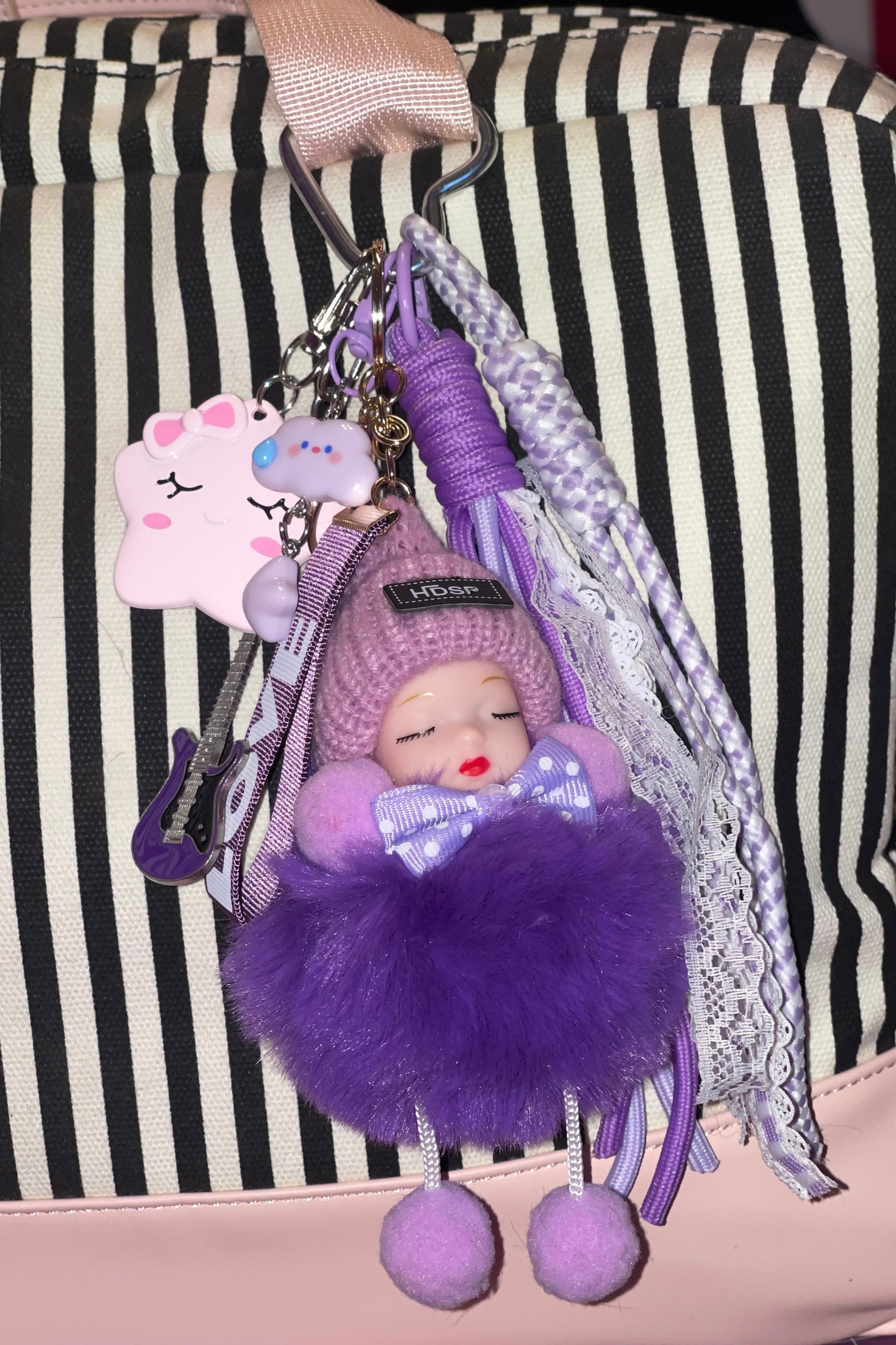 Sweet Dreams Pom Pom Bag Charm — 5 Unique Styles
