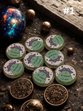 Alien & UFO Acrylic Beads – Flat Spacer Beads for DIY Jewelry