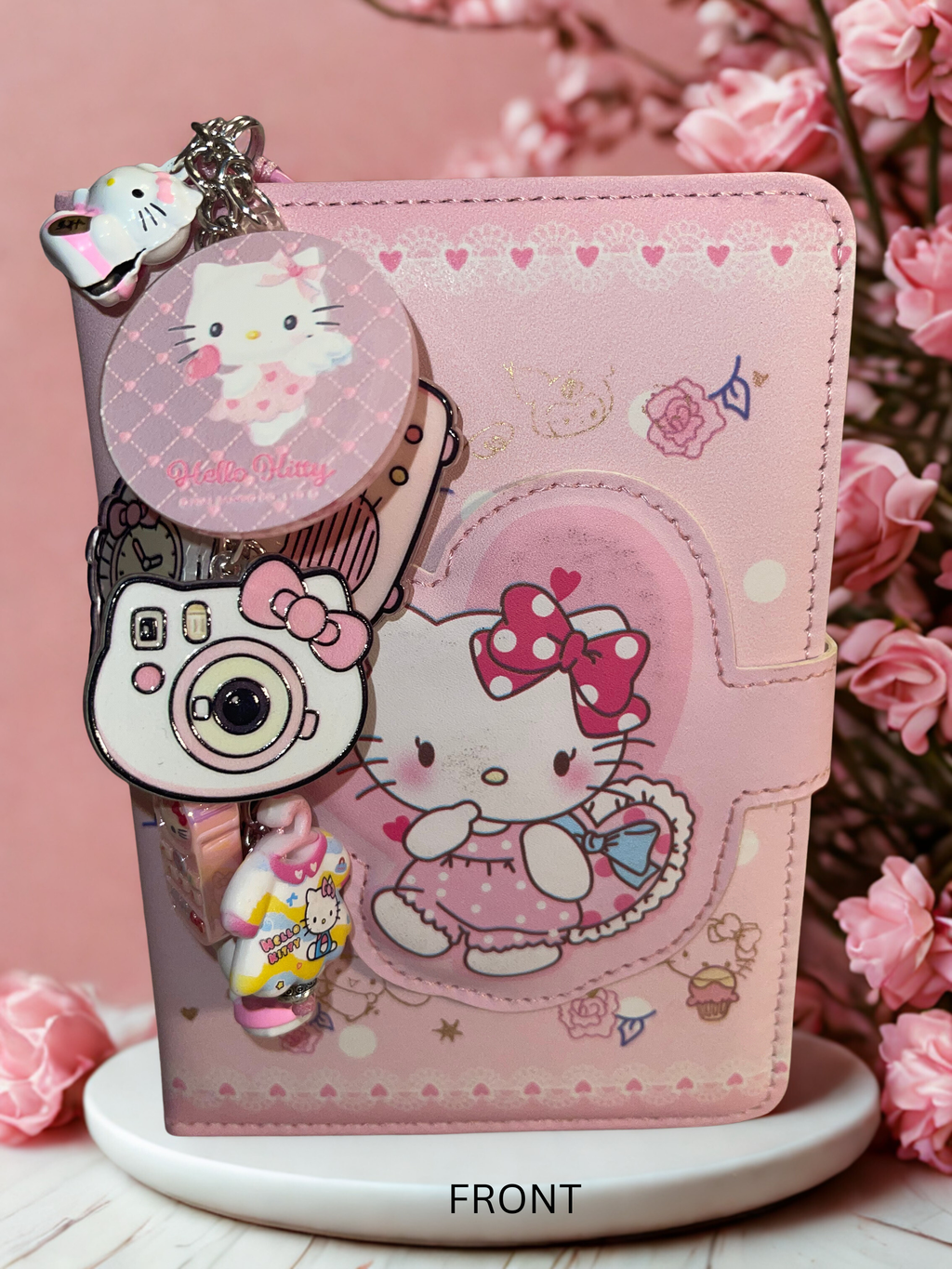 Hello Kitty Journal Gift Set - Handmade Journal Kit with Matching Pen & Journal Charm, Gift for All Ages