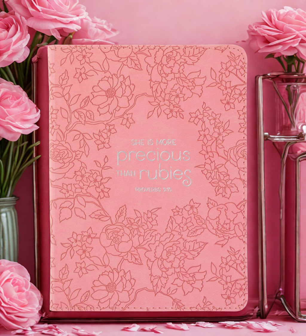 Journal Pink More Precious Than Rubies