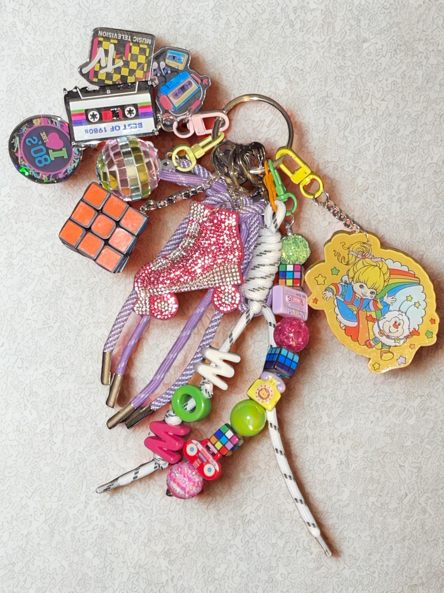 Totally Rad 80s Bag Charm