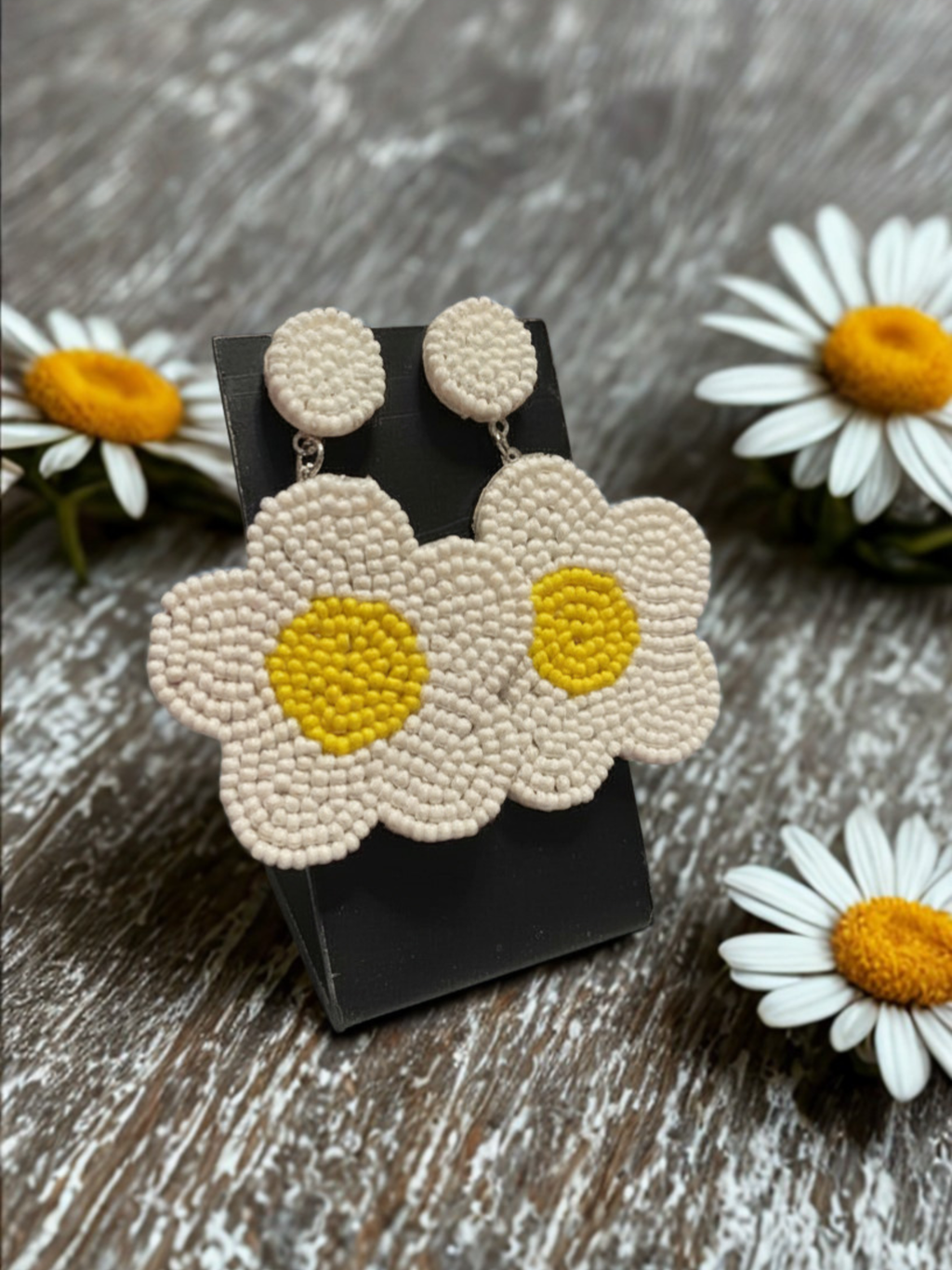 Boho Daisy Earrings