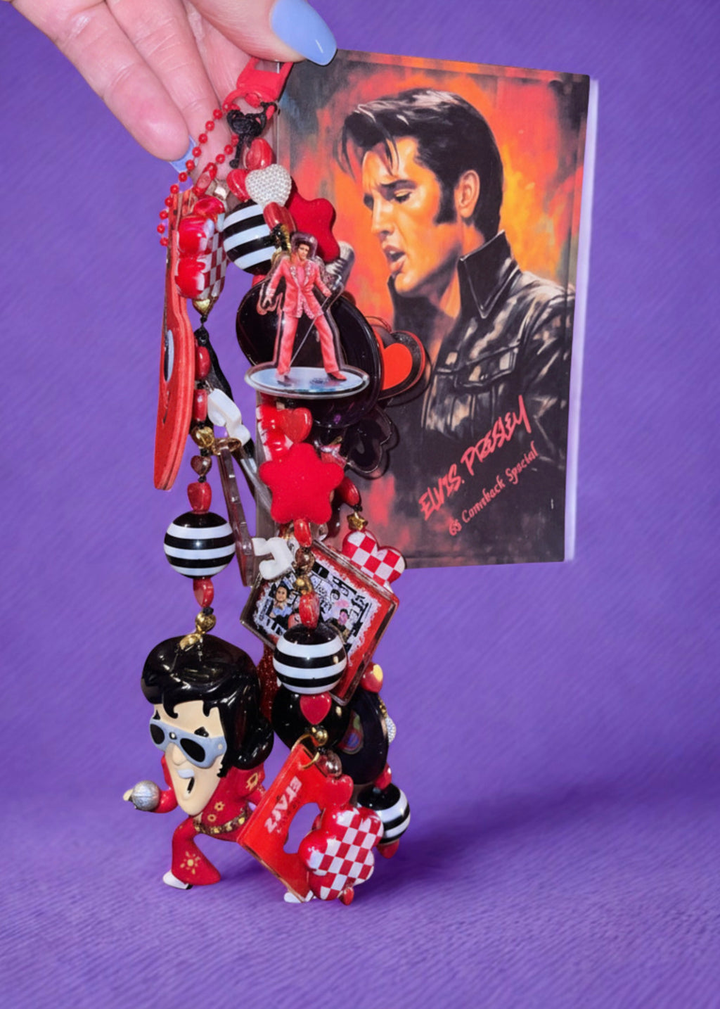 '68 Comeback Elvis Presley Handmade Journal Charm