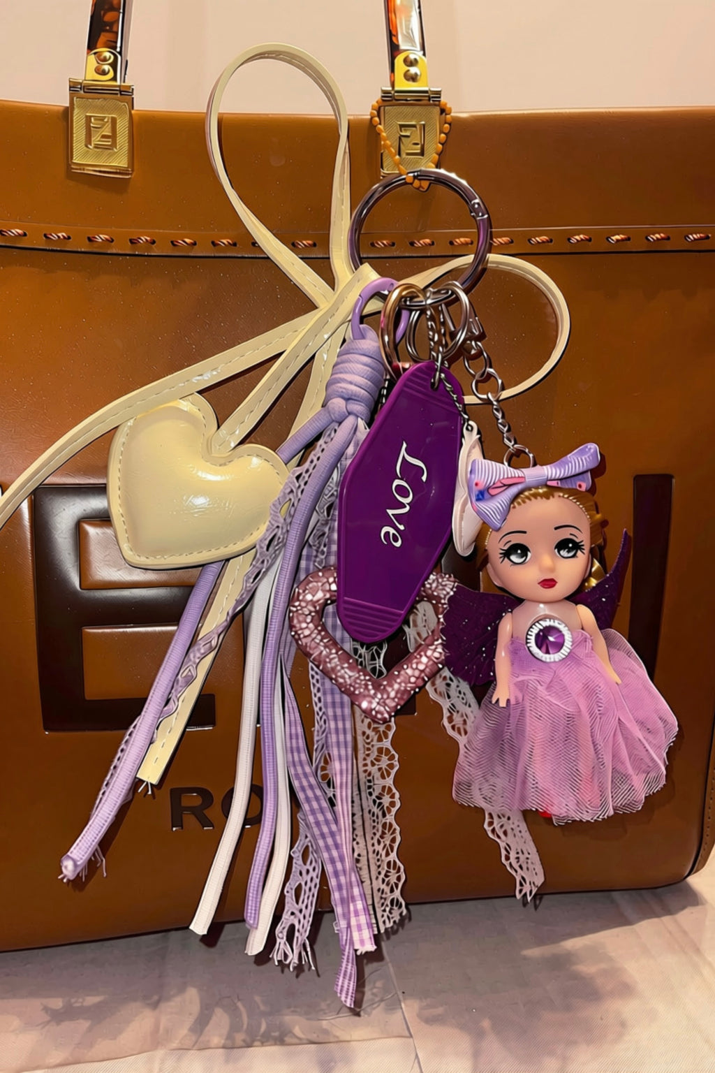 Angel Bag Charm – Faith, Hope & Love