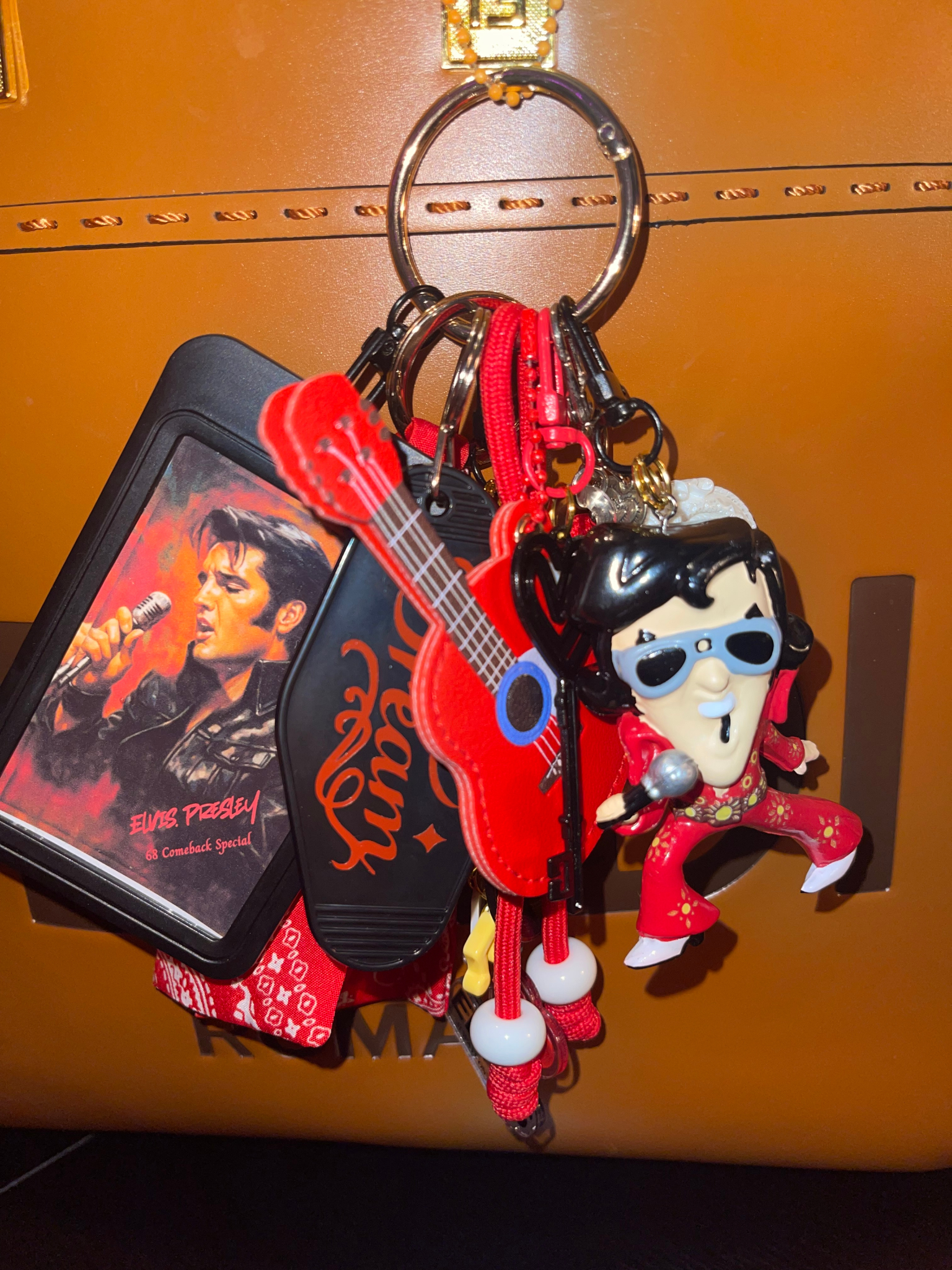 '68 Comeback Elvis Presley Handmade Bag Charm
