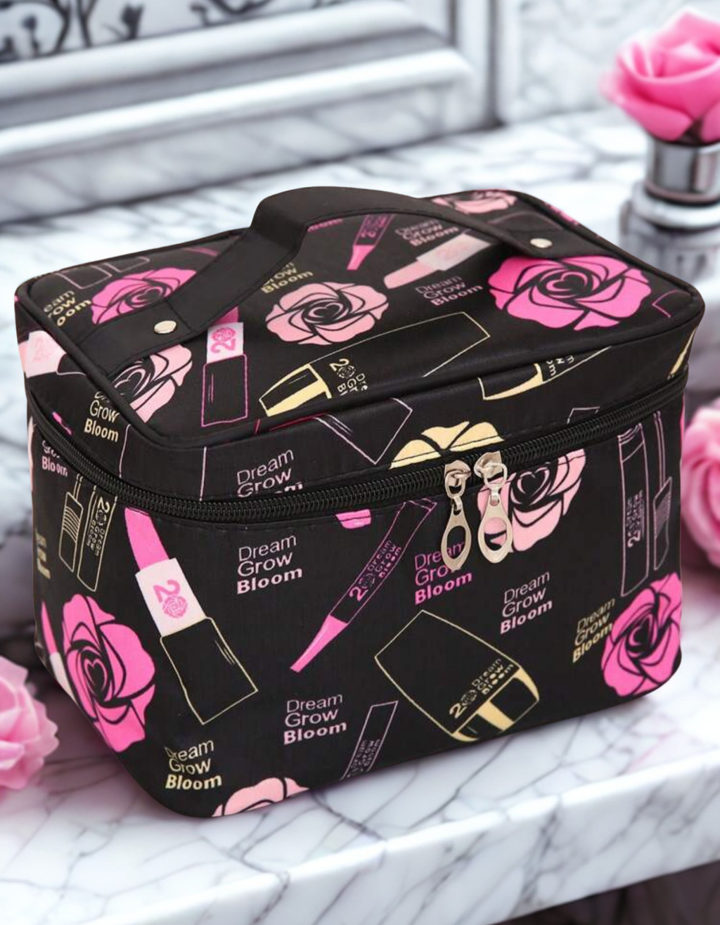 Fashion Cosmetic Bags – Foldable Makeup Bag in 2 Chic Styles