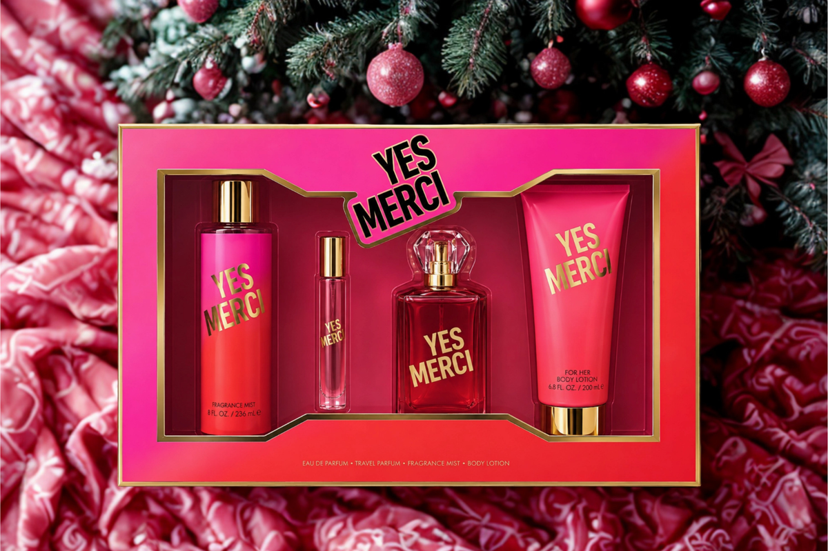 Yes Merci 4-Piece Fragrance Gift Set