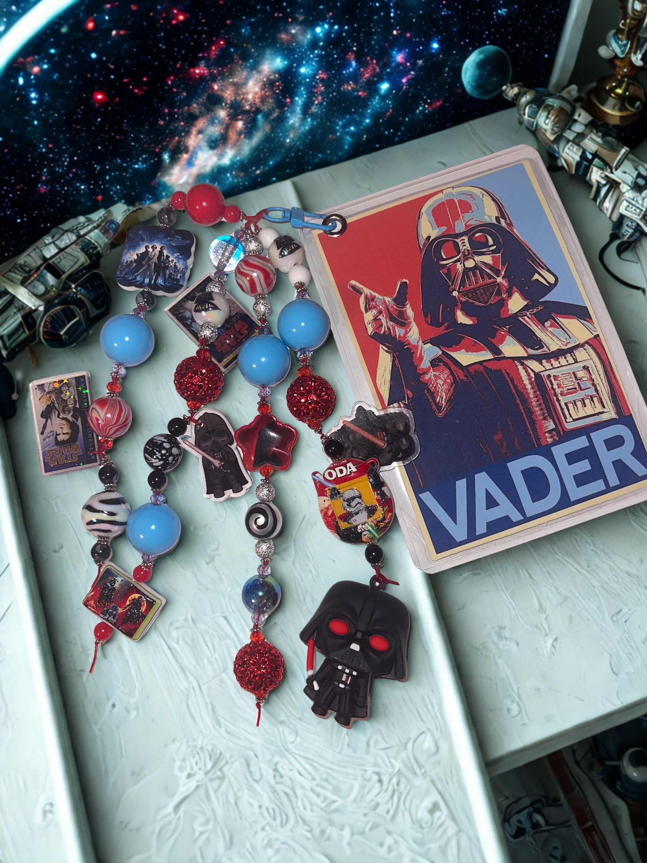 Galaxy Warriors Junk Journal Charm Handmade