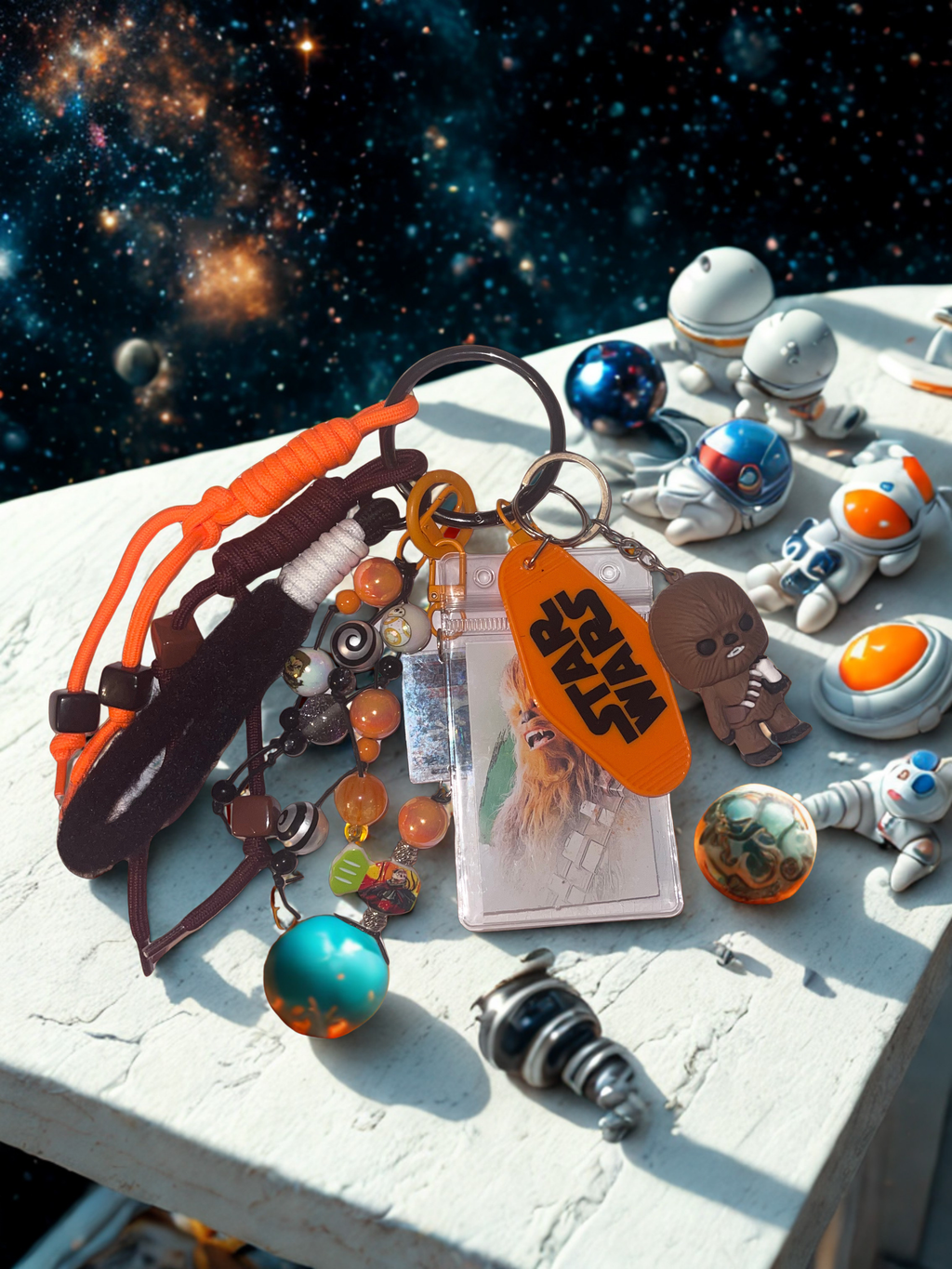 Galaxy Warriors Handmade Bag Charm