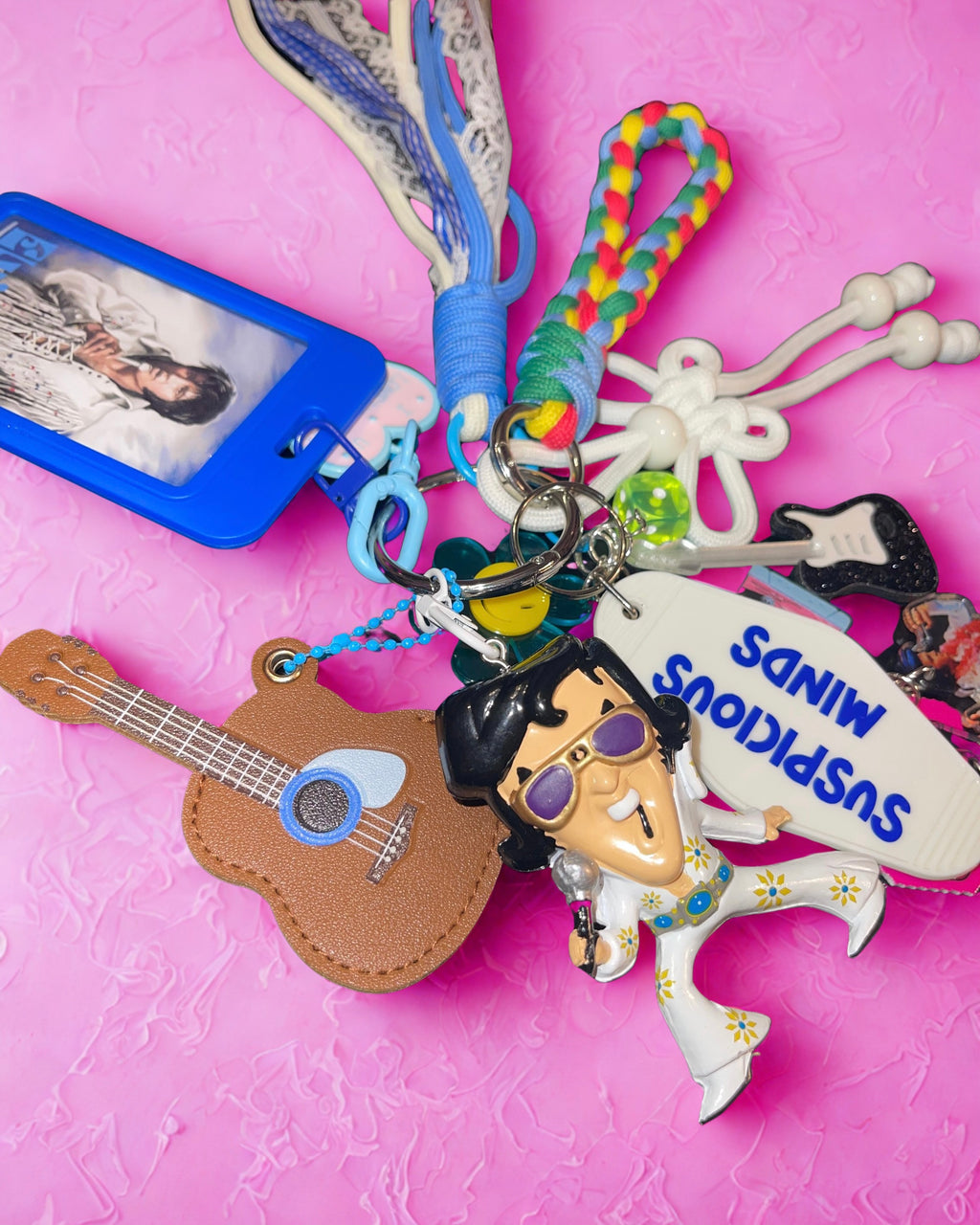 Suspicious Minds Elvis Presley Handmade Bag Charm