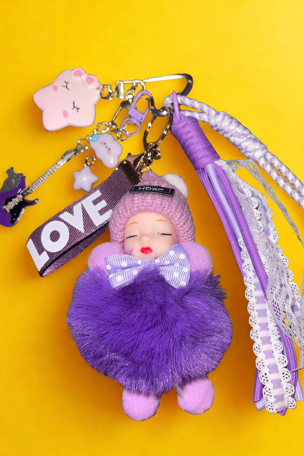 Sweet Dreams Pom Pom Bag Charm — 5 Unique Styles