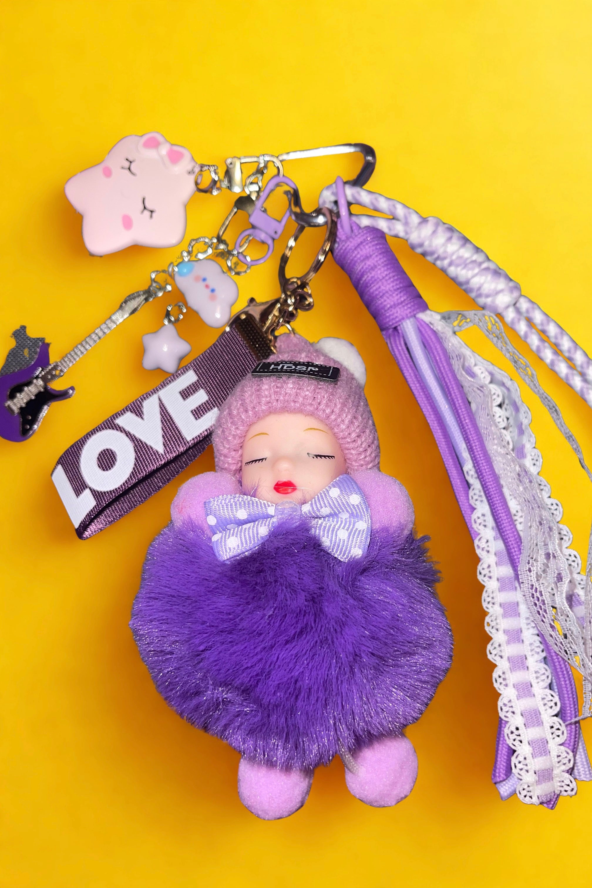 Sweet Dreams Pom Pom Bag Charm — 5 Unique Styles