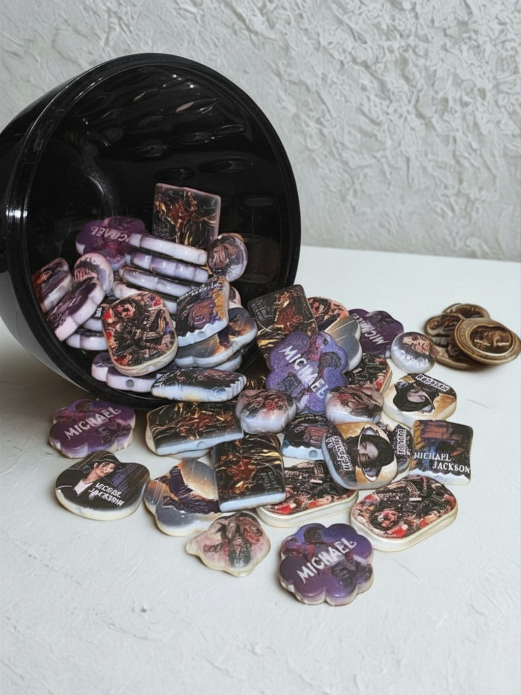 King of Pop Acrylic Beads – Character Beads for DIY Jewelry & Kandi
