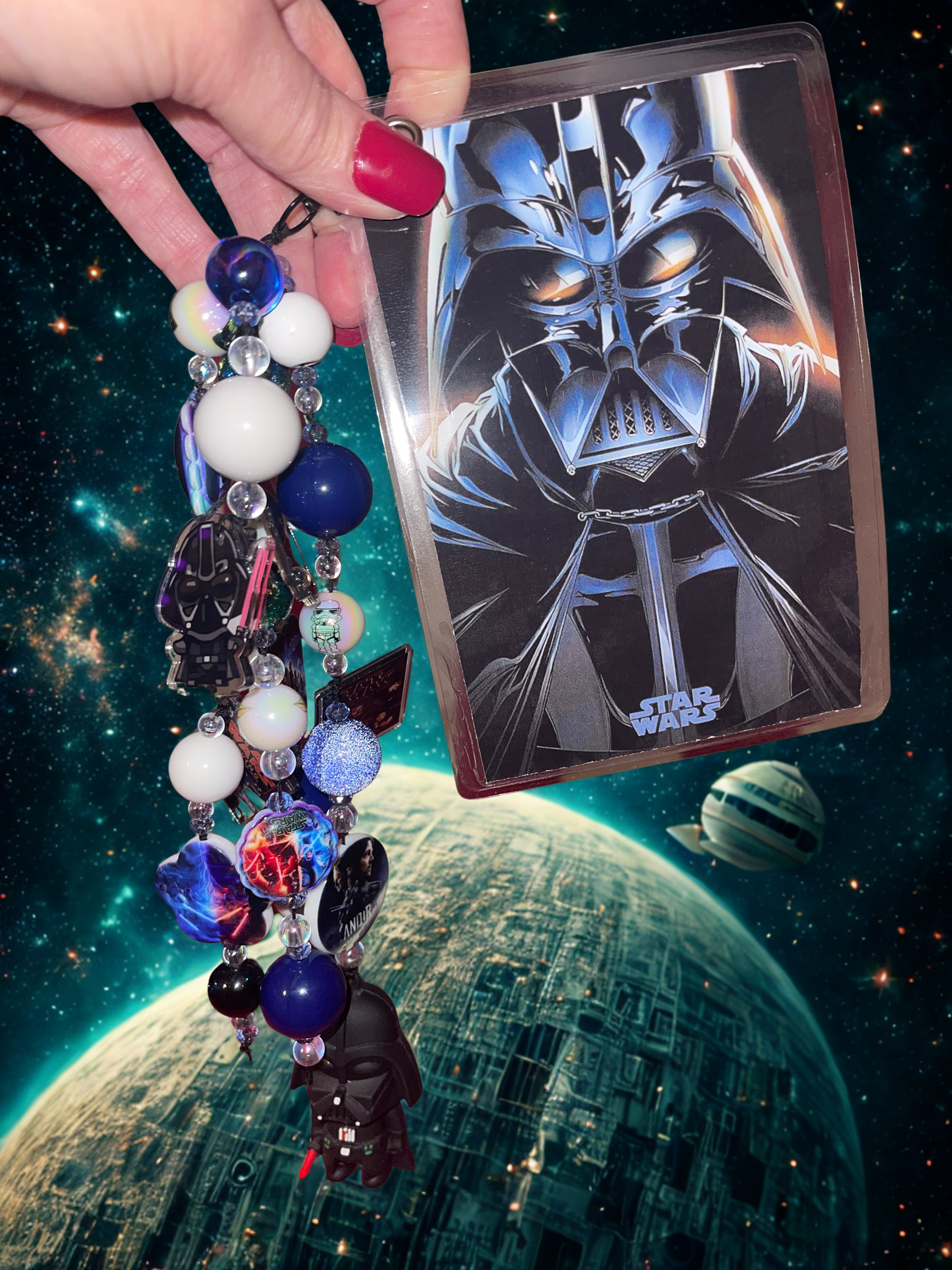 Galaxy Warriors Junk Journal Charm Handmade