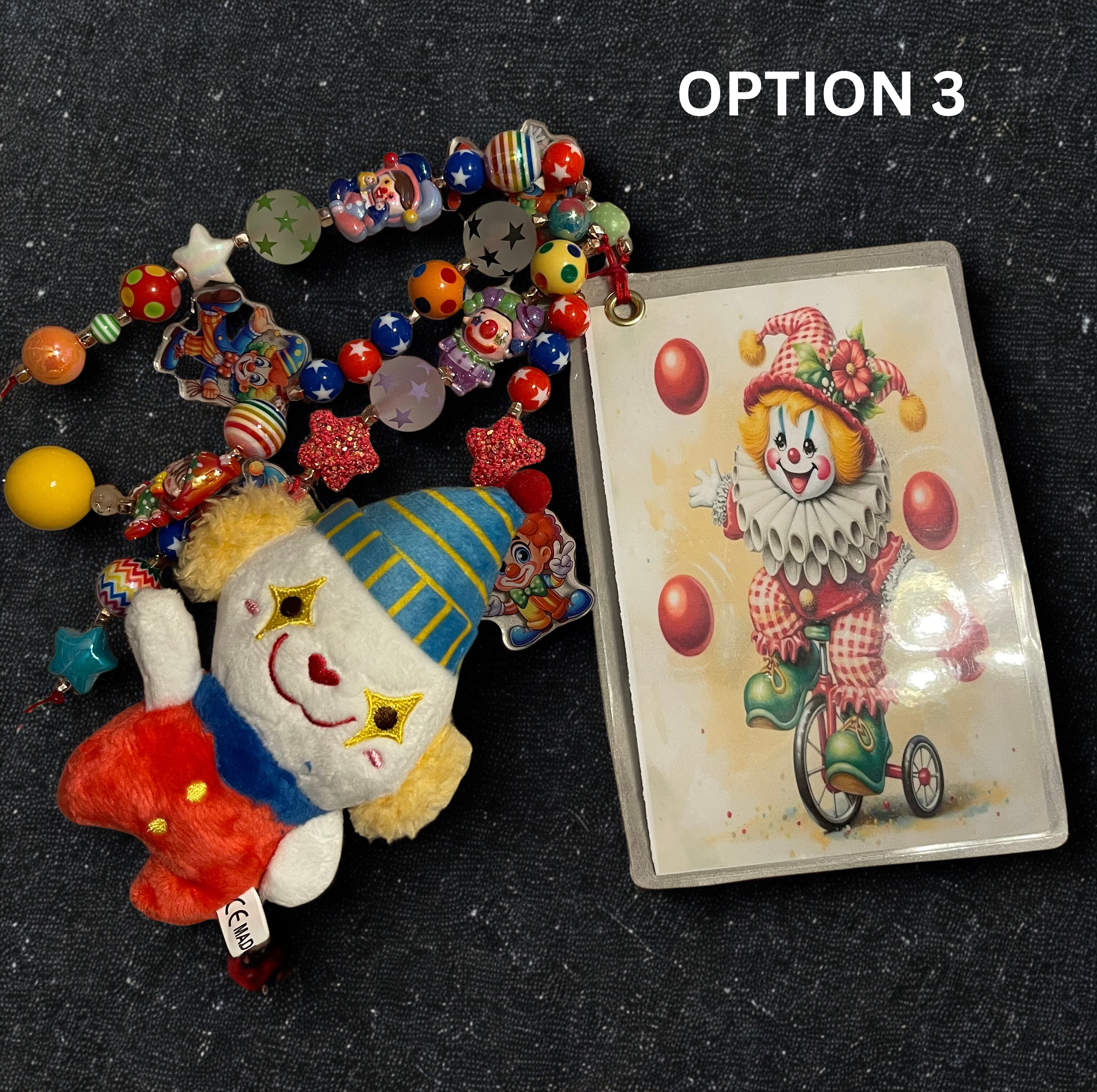 Carnival Handmade Junk Journal Charm - Vintage Beaded Bookmark Charm, Planner Accessory