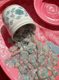 Acrylic Flower Beads — Blue & Pink Fashion Shapes | DIY Jewelry & Crafts, 10 Per Pack