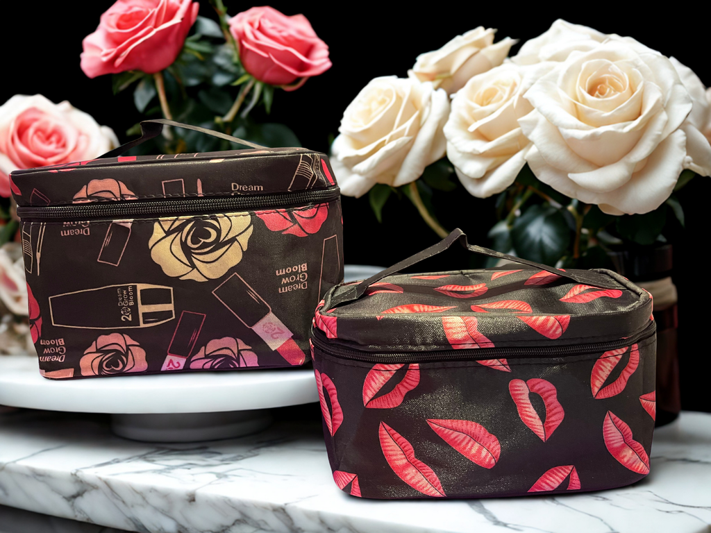Fashion Cosmetic Bags – Foldable Makeup Bag in 2 Chic Styles