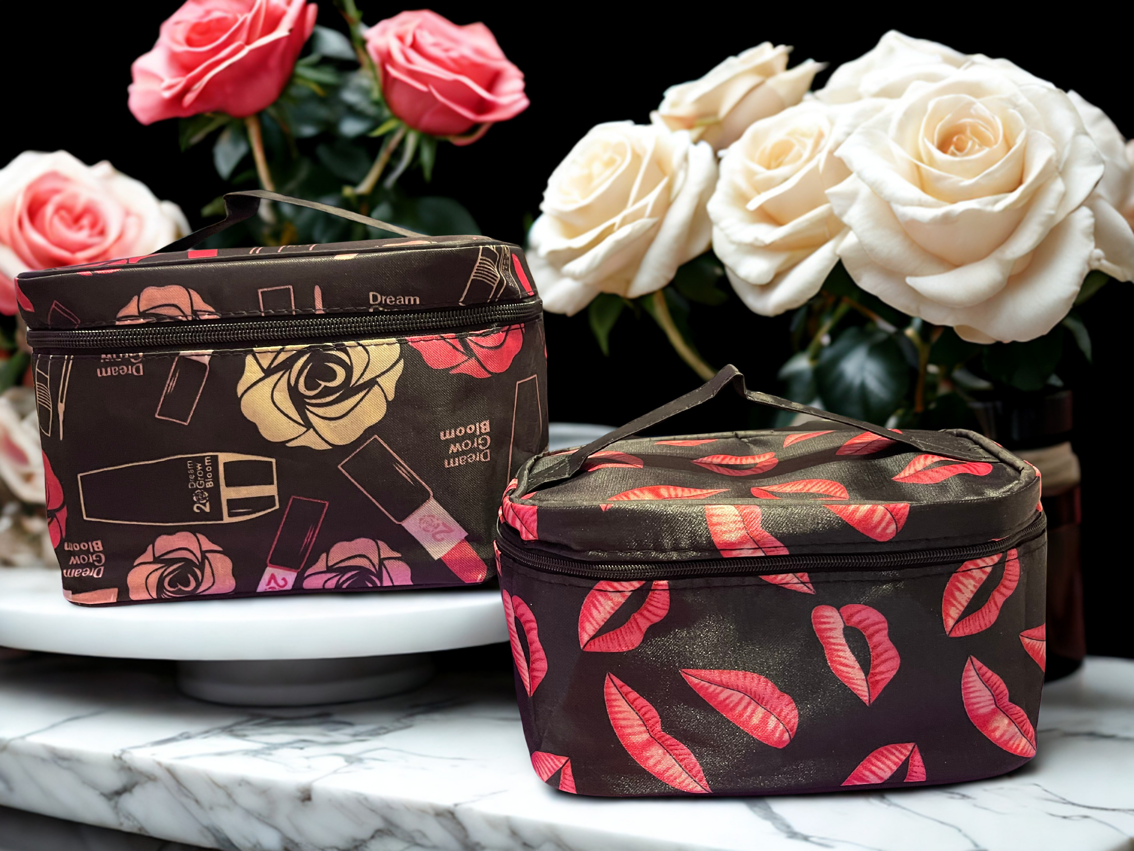 Fashion Cosmetic Bags – Foldable Makeup Bag in 2 Chic Styles