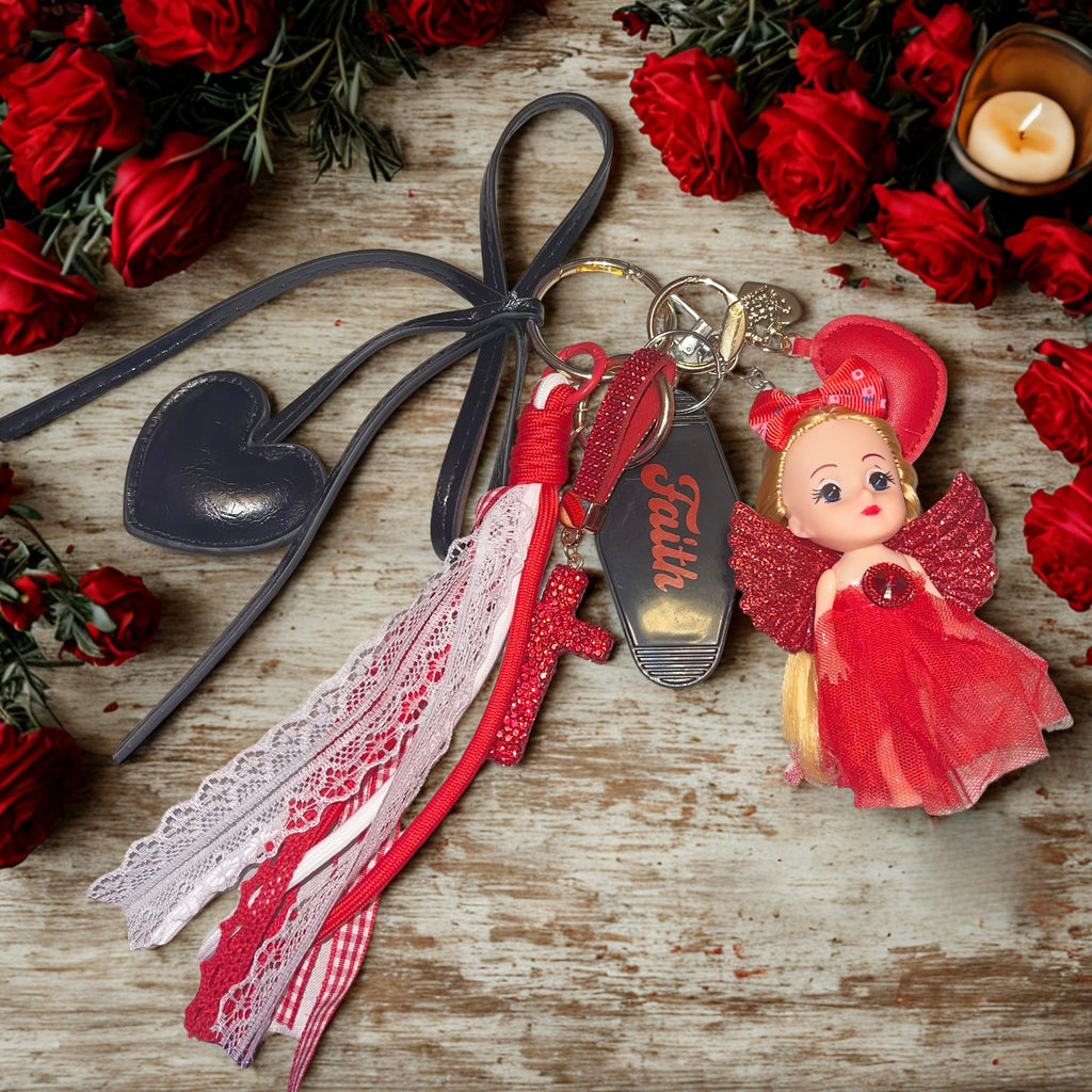 Angel Bag Charm – Faith, Hope & Love