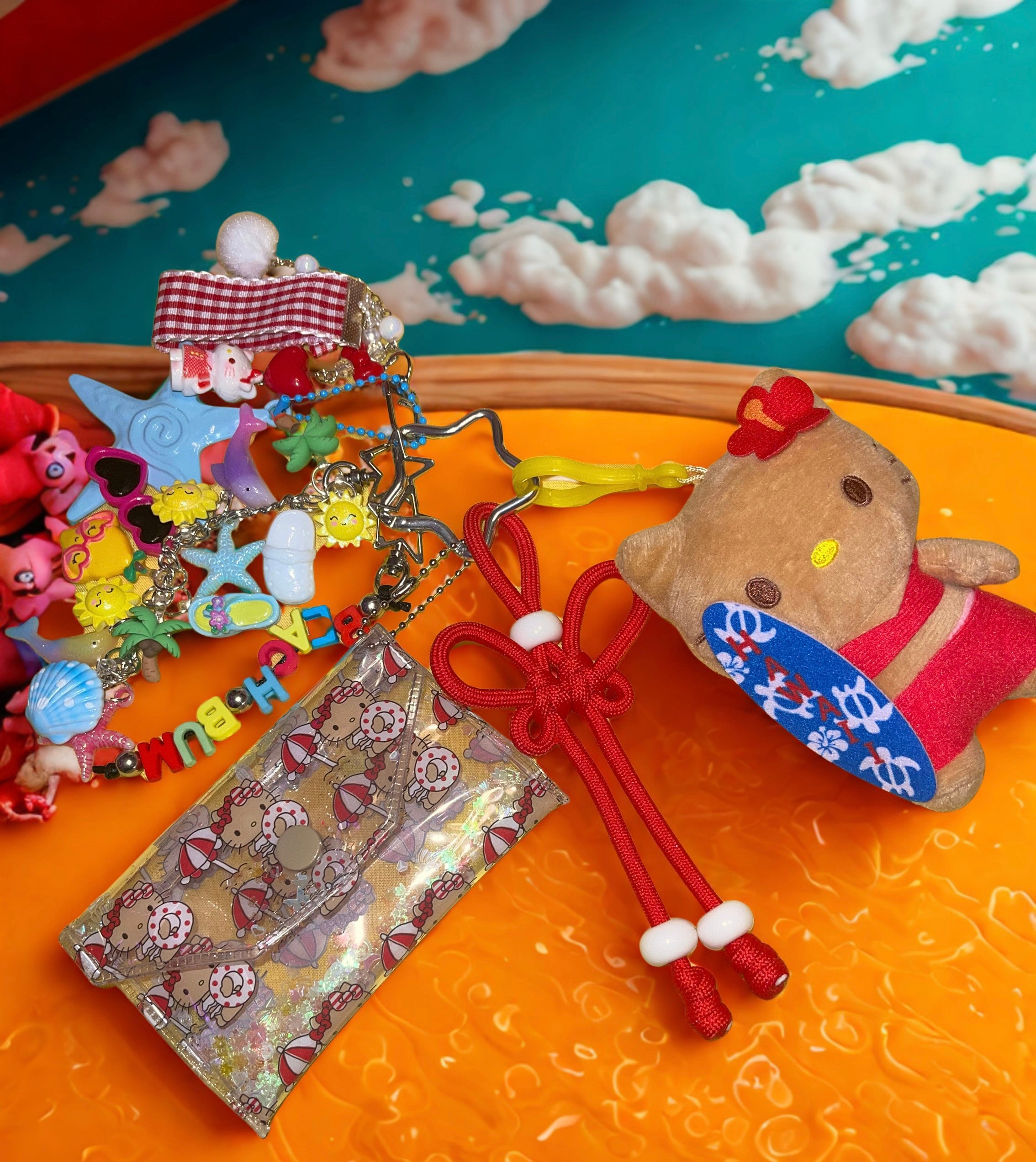 Beach Babies Kitty Bag Charm - 2 Options