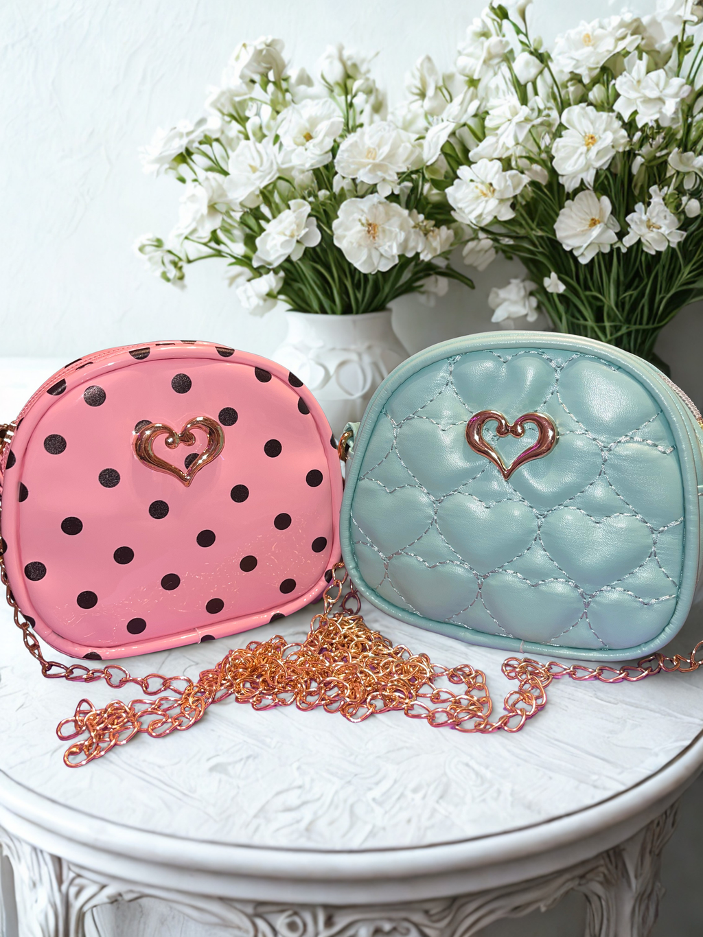 Embroidered Fashion Princess Crossbody Bag – PV Leather Mini Bag for Girls