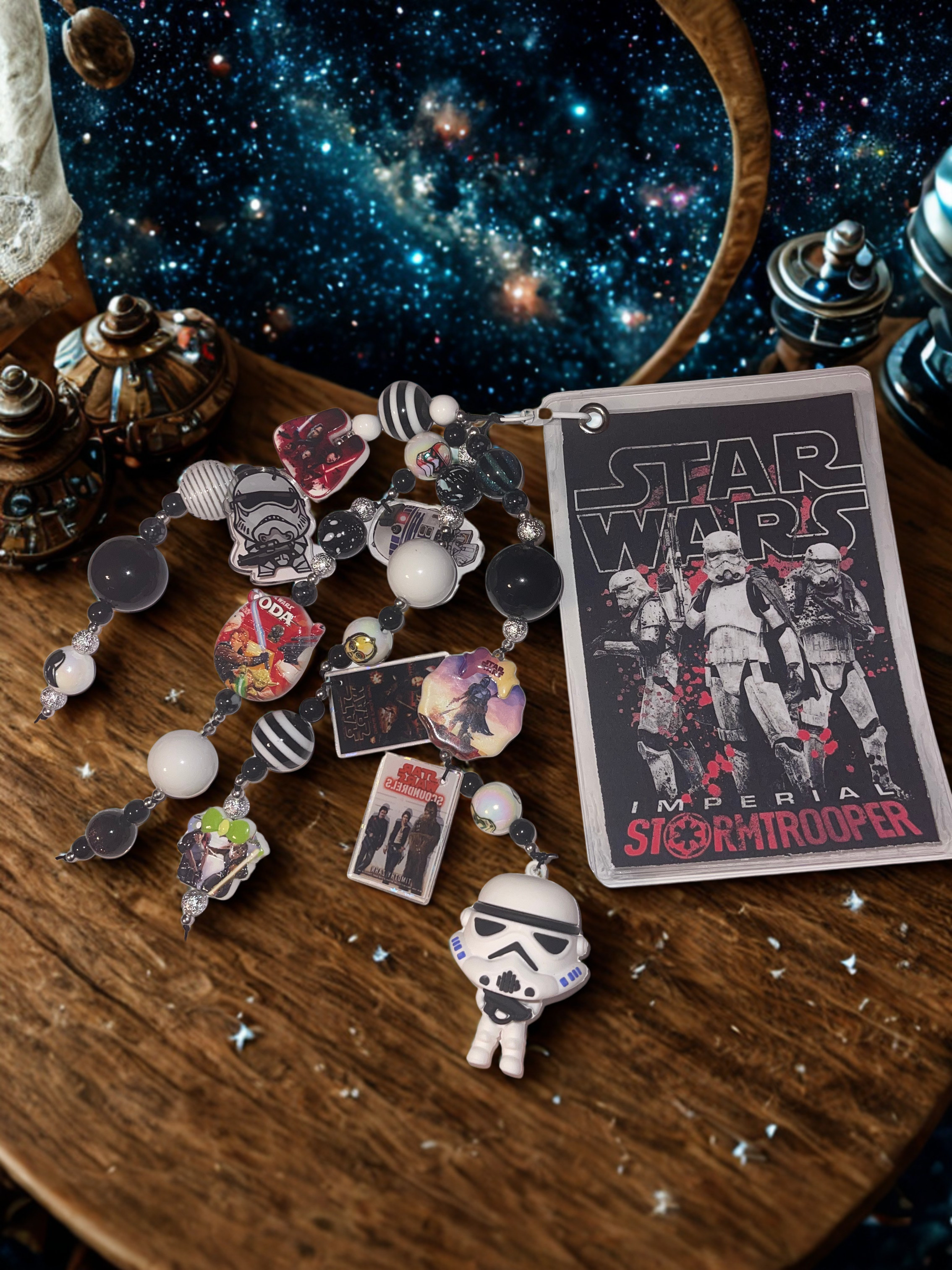 Galaxy Warriors Junk Journal Charm Handmade