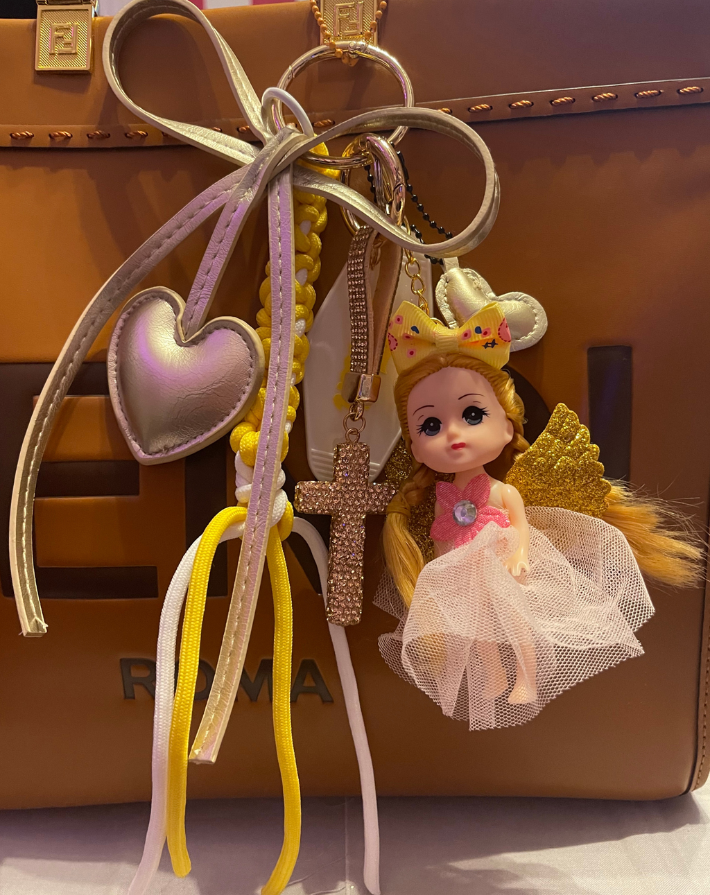 Angel Bag Charm – Faith, Hope & Love