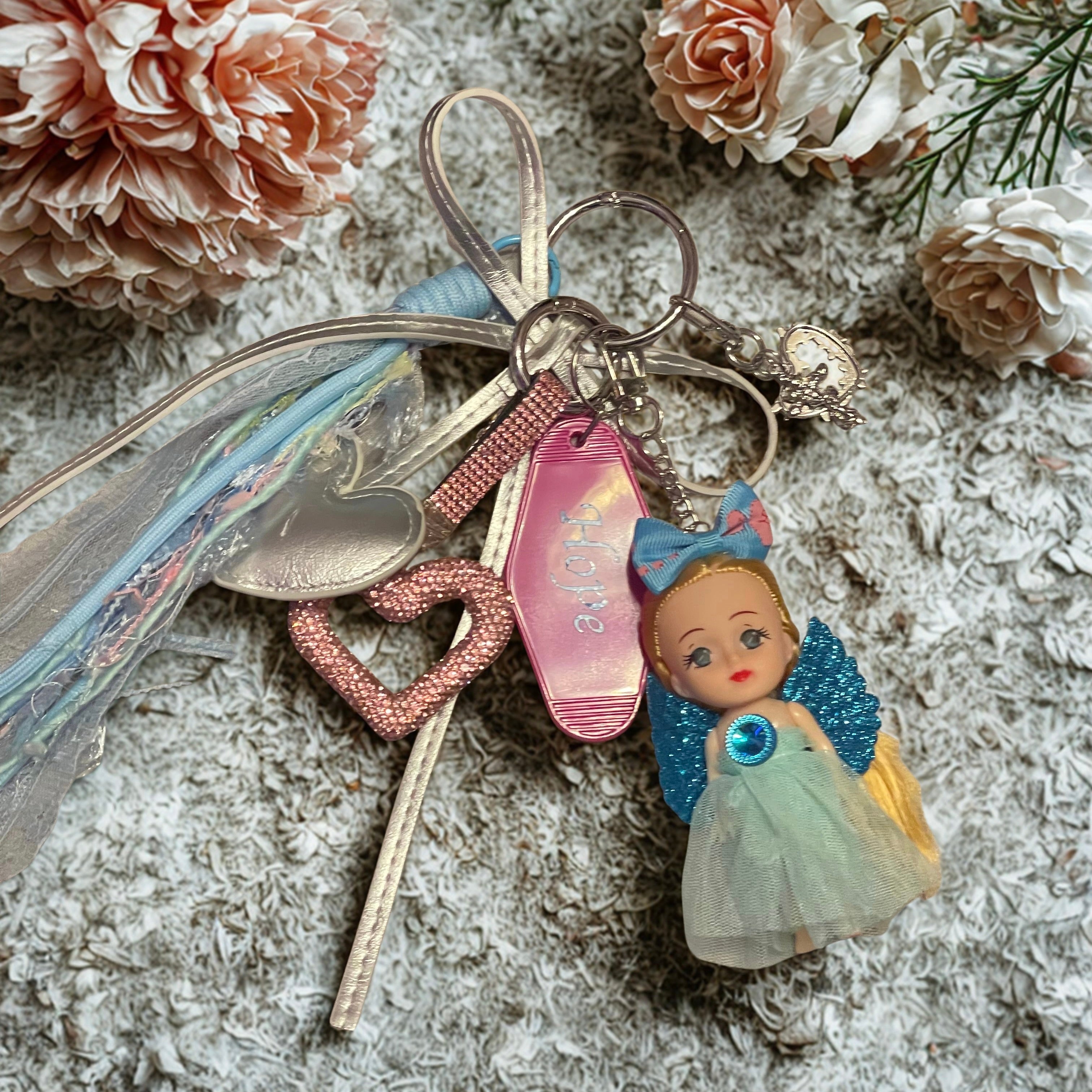 Angel Bag Charm – Faith, Hope & Love