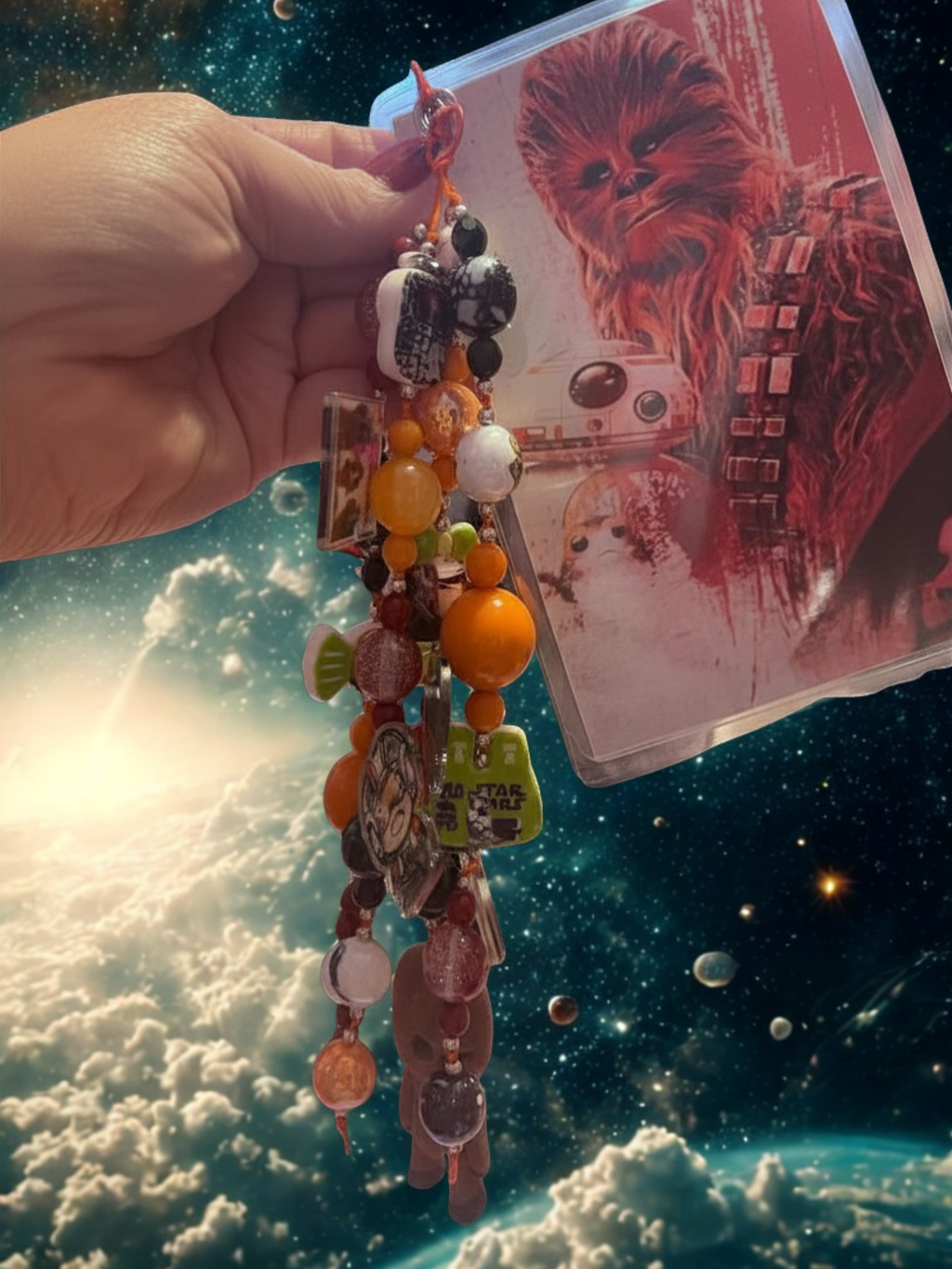 Galaxy Warriors Junk Journal Charm Handmade