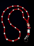 Nurse Handmade Beaded Lanyard - Acrylic & Silicone Nurse Theme Bead Lanyard, Gift for Nurses & Healthcare Workers